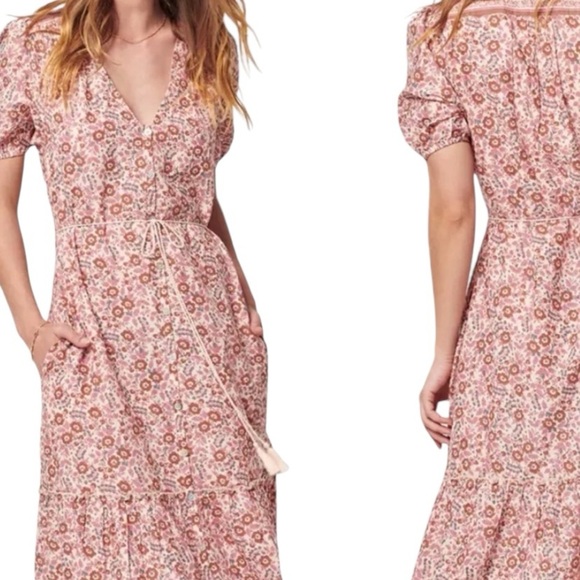 Faherty Orinda Floral Maxi dress - Picture 2 of 15